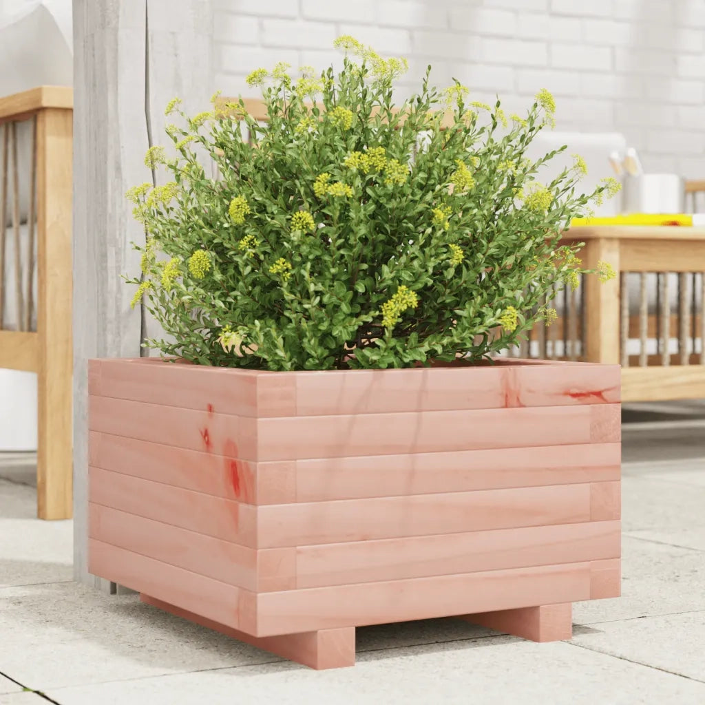 Fioriera da Giardino-Vaso da Esterno 40x40x26,5 cm in Legno Massello di Douglas