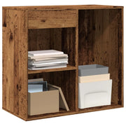 Armadietto per Cosmetici Legno Antico 80x40x75 cm in Truciolato 857029