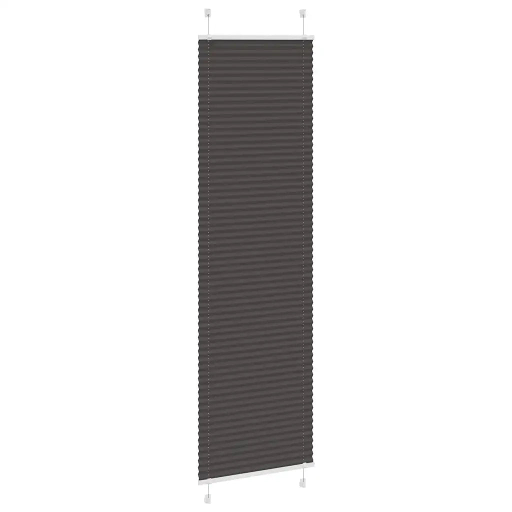 Tenda Plissettata Nera 60x200 cm Larghezza Tessuto 59,4 cm 4015152