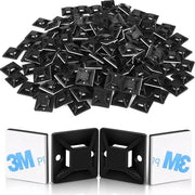Cable Holder Self-Adhesive 150 pezzi - Clip self-adesivi per la gestione delle cavi in casa e in ufficio.