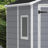 Casetta da Giardino Manor 6x8, Grigia, 185,8 X 236,8 X 227 h