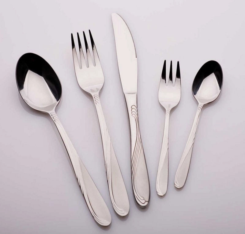 Set di posate in acciaio inossidabile satinato Kinghoff KH-3554 da 72 pezzi