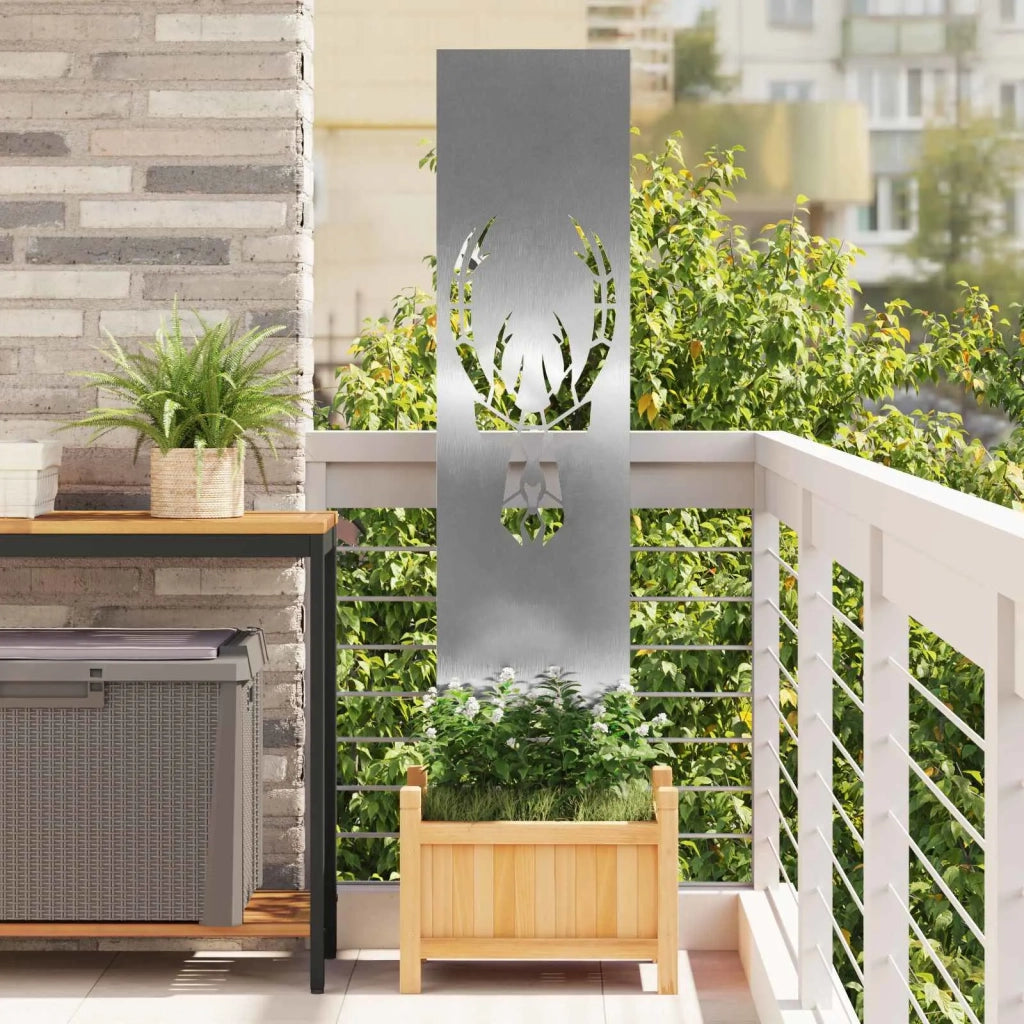 Schermo per privacy in giardino Argento 32 x 140 cm CFW4339828