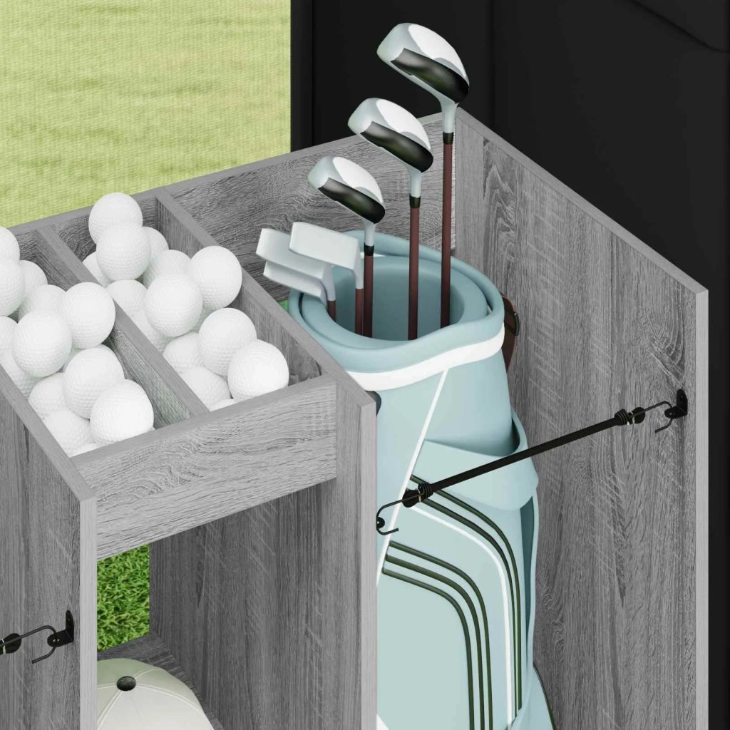 Armadio per Golf Tinta unita Grigio Sonoma 102 x 45 x 85,5 cm CFW3207112