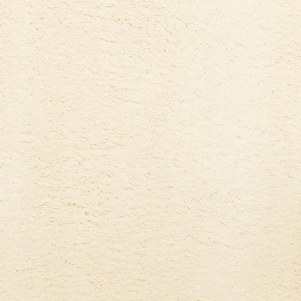 Tappeto a Pelo Corto HUARTE Morbido e Lavabile Crema 80x250 cm 375035