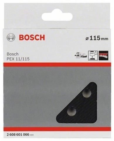 Bosch 2608601066 Platorello Morbido di Ricambio 115mm 8 Fori Velcro per Levigatrice Orbitale PEX 115