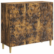 Credenza Rovere Fumo 89 x 34,5 x 80 cm Legno ingegnerizzato