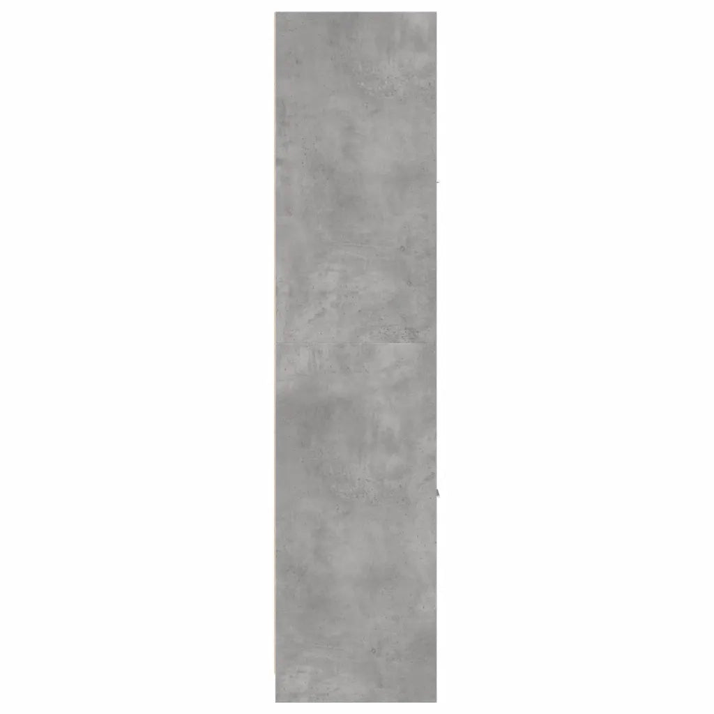 Armadietto da Farmacia Grigio Cemento 40x41x174,5 cm Truciolato