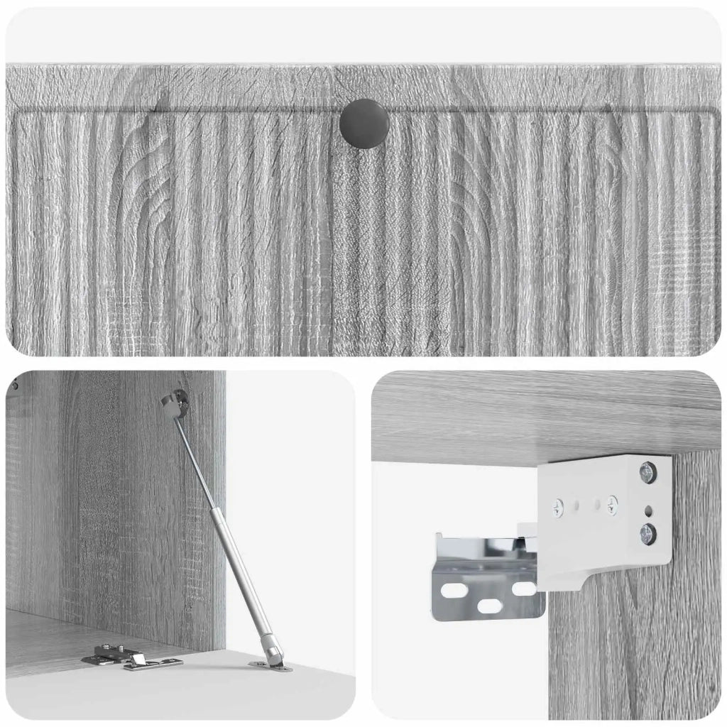 Mobile Porta TV da Muro Grigio Sonoma 98 x 41 x 30 cm 898021