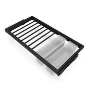 Kit di cassetti organizzatori, vassoio e telaio a scorrimento con chiusura ammortizzata per armadi, regolabile, modulo..