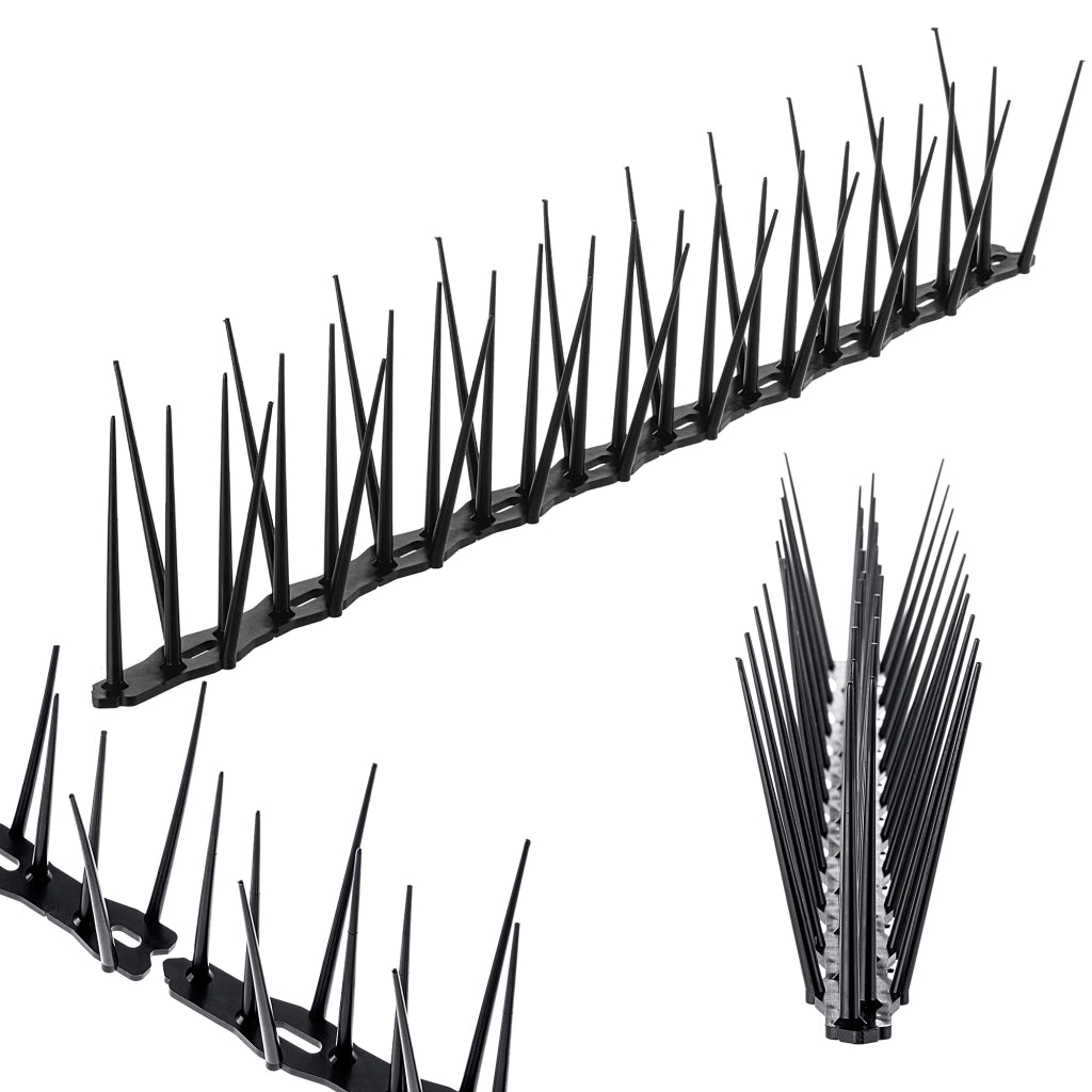 Punte anti-uccelli KADAX per piccioni, dense, alte 6 cm, resistenti, 48,5 cm