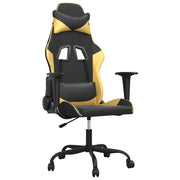 Sedia da Gaming | Sedia da e-sports Nera e Oro in Similpelle