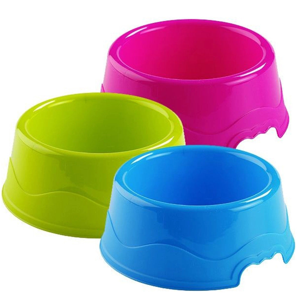 Trade Shop - Ciotola Cocker Per Cane Animali In Plastica 0,40 Litri Vari Colori -