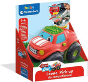 Leone Pick-up, Macchinina Bambino , Gioco Prima Infanzia, Fuoristrada con Suoni e Sirene, Stimola Manualita, Vista e Udi