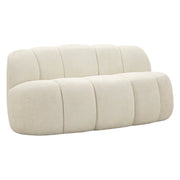 Alchi, Divano Fisso 2 Posti Posti a Sedere 2, 82x58x147h cm Bianco