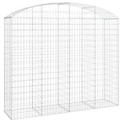 Cesto Gabbione ad Arco 200x50x160/180 cm Ferro Zincato