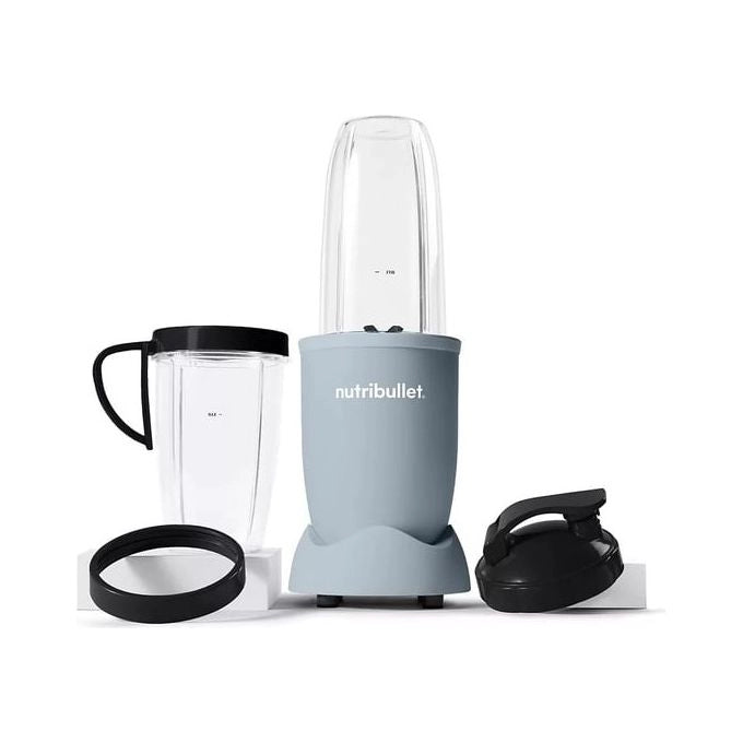 NutriBullet Pro – Frullatore Compatto e Potente, Estrattore di Nutrienti, Smoothie Maker, 900W, Azzurro Opaco (NB907MASL)