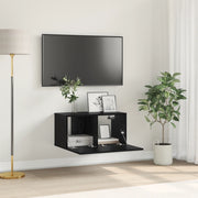 Set di mobili TV Rovere nero Legno ingegnerizzato Media Mobile TV