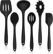 Set di accessori da cucina in silicone - Set di accessori per cucina - Senza BPA - Sospeso - Set di accessori da cucina con supporto - Qualità robusta - Resistente al calore - In silicone - Accessori per cucina