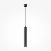 Maytoni Sospensione Focus LED 1 luce LED integrato nero alluminio