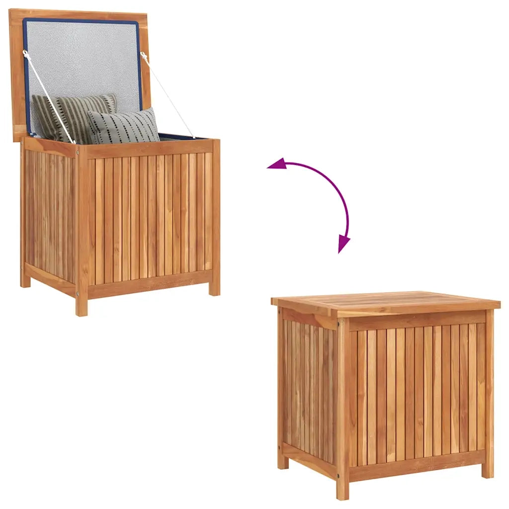 Baule da Giardino 60x50x58 cm in Legno Massello di Teak CFW2109713