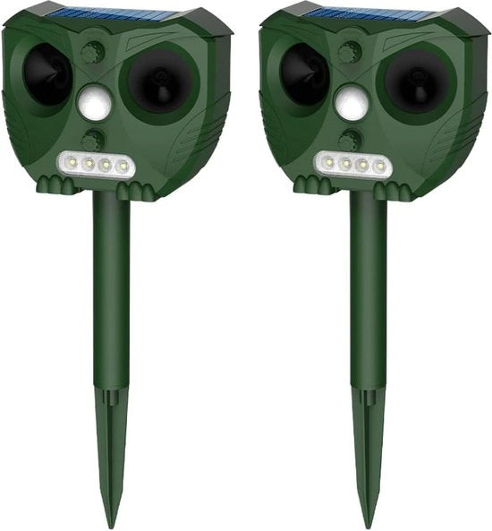 Dissuasore ultrasonico per giardino - Acustico Dissenso Animale con Parola Chiave Popolare, Impermeabile