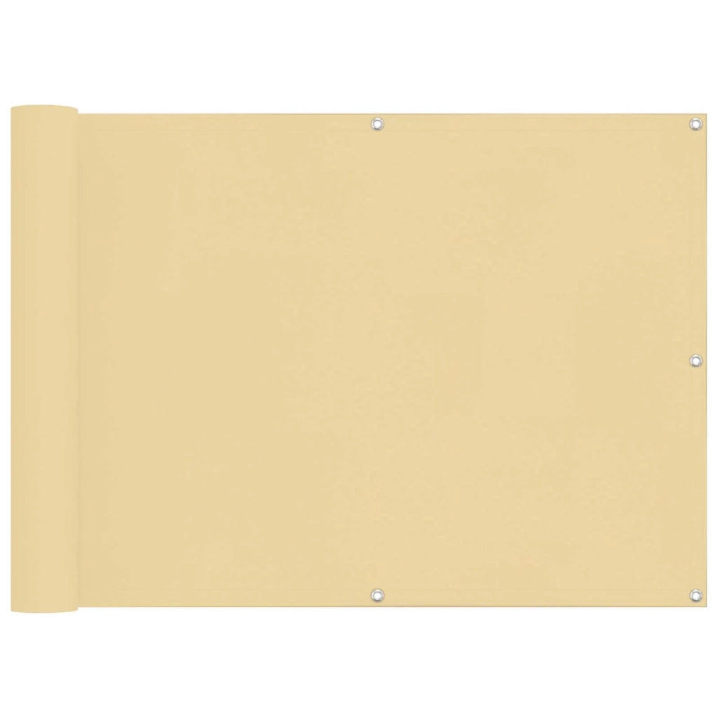 Schermo da balcone 75 x 200 cm Oxford alu rivestito in PU 42030561