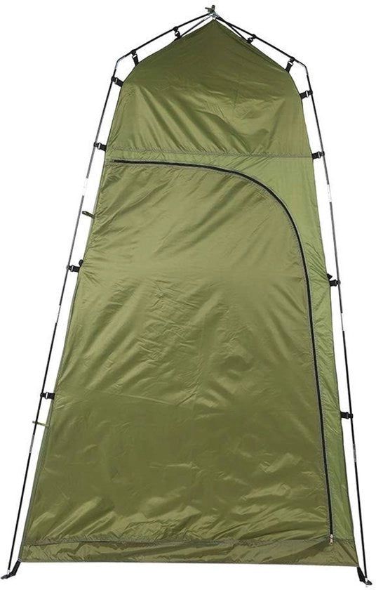 Tenda per doccia grande capacità - tenda per doccia portatile - camera a vetro per la privacy - tessuto impermeabile a poliester - impermeabile al vento - finestre a ritenuta interna - tenda per la privacy
