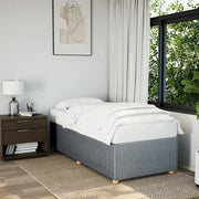 Giroletto senza Materasso Grigio Chiaro 90x190 cm Tessuto