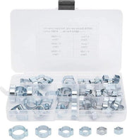 Assortimento a 80 pezzi di viti a gancio per tubi - grande assortimento di viti a gancio per tubi.
