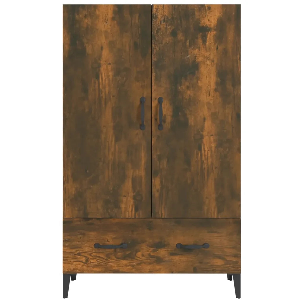 Credenza Rovere Fumo 70x31x115 cm in Legno Multistrato cod mxl 5848