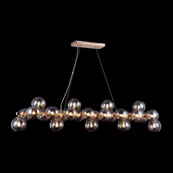 Lampada pendente Modern in Metallo Dallas Oro