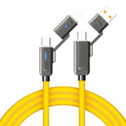 Trade Shop - Cavo Usb 4 In 1 Trasferimento Dati 480mbps Ricarica Rapida Da 100 W 1,5 Mt Q-sj58 -
