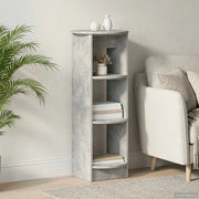 Mobile laterale Grigio Cemento 40 x 40 x 100 cm