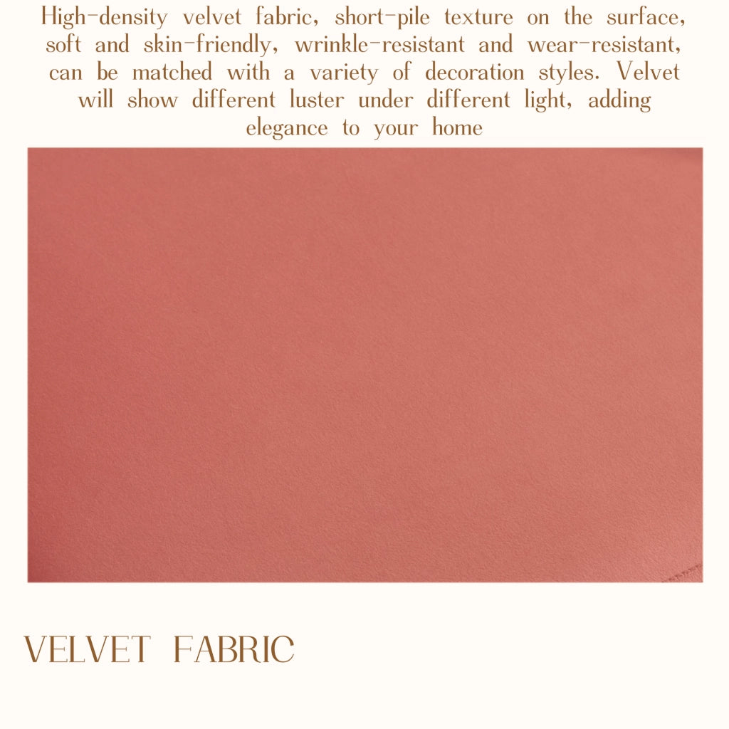 Poltrona Girevole in Velluto ¨C MINIMAL ¨C Rosa, Schienale Aperto, Base in Metallo