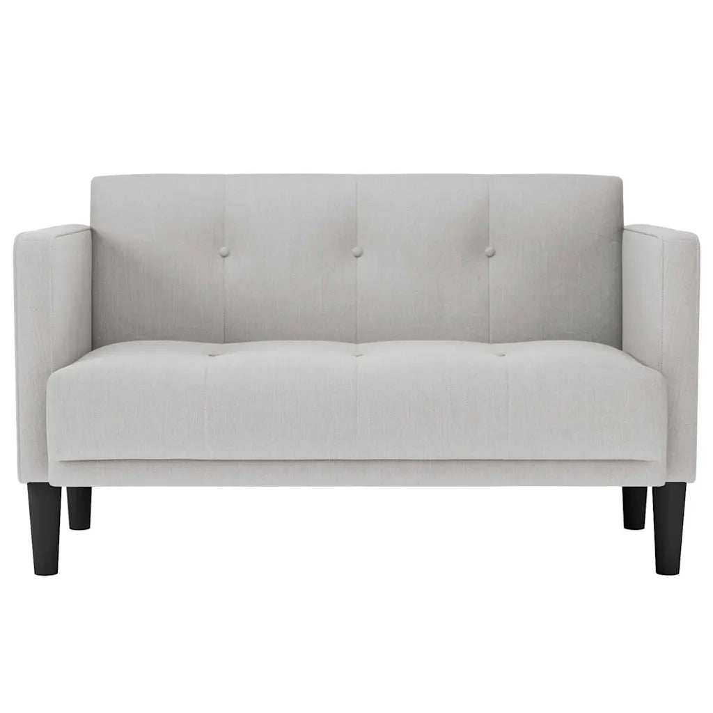 Divano | Divano da soggiorno | Sofa Divanetto Grigio Nuvola 111 cm in Tessuto