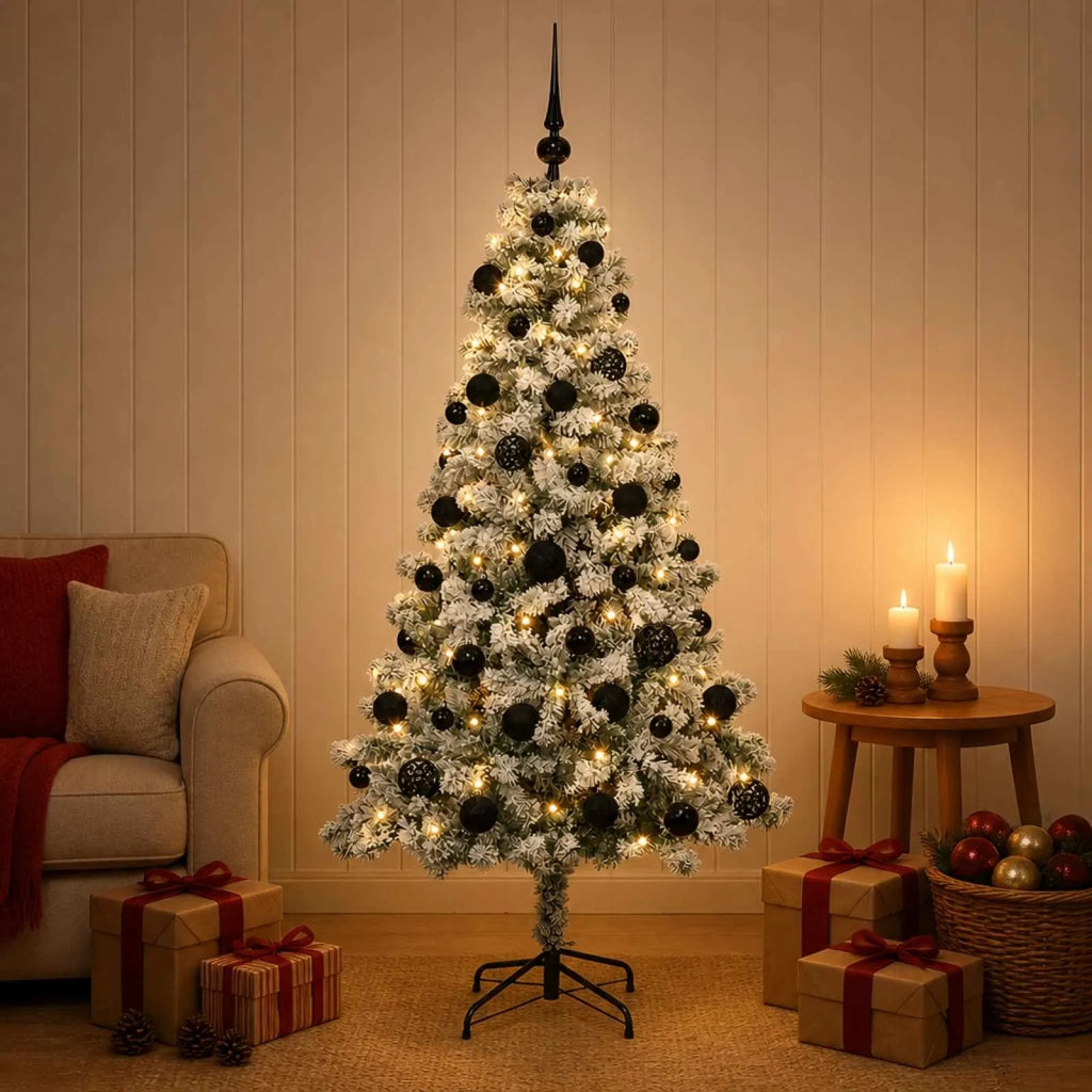 Albero di Natale Artificiale con Palline 120 cm 150 LED 3460810