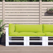 vidaXL Cuscini per Pallet 3 pz Verde Intenso in Tessuto