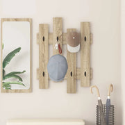 Appendiabiti a muro Rovere Sonoma 60 x 3 x 82 cm 874477