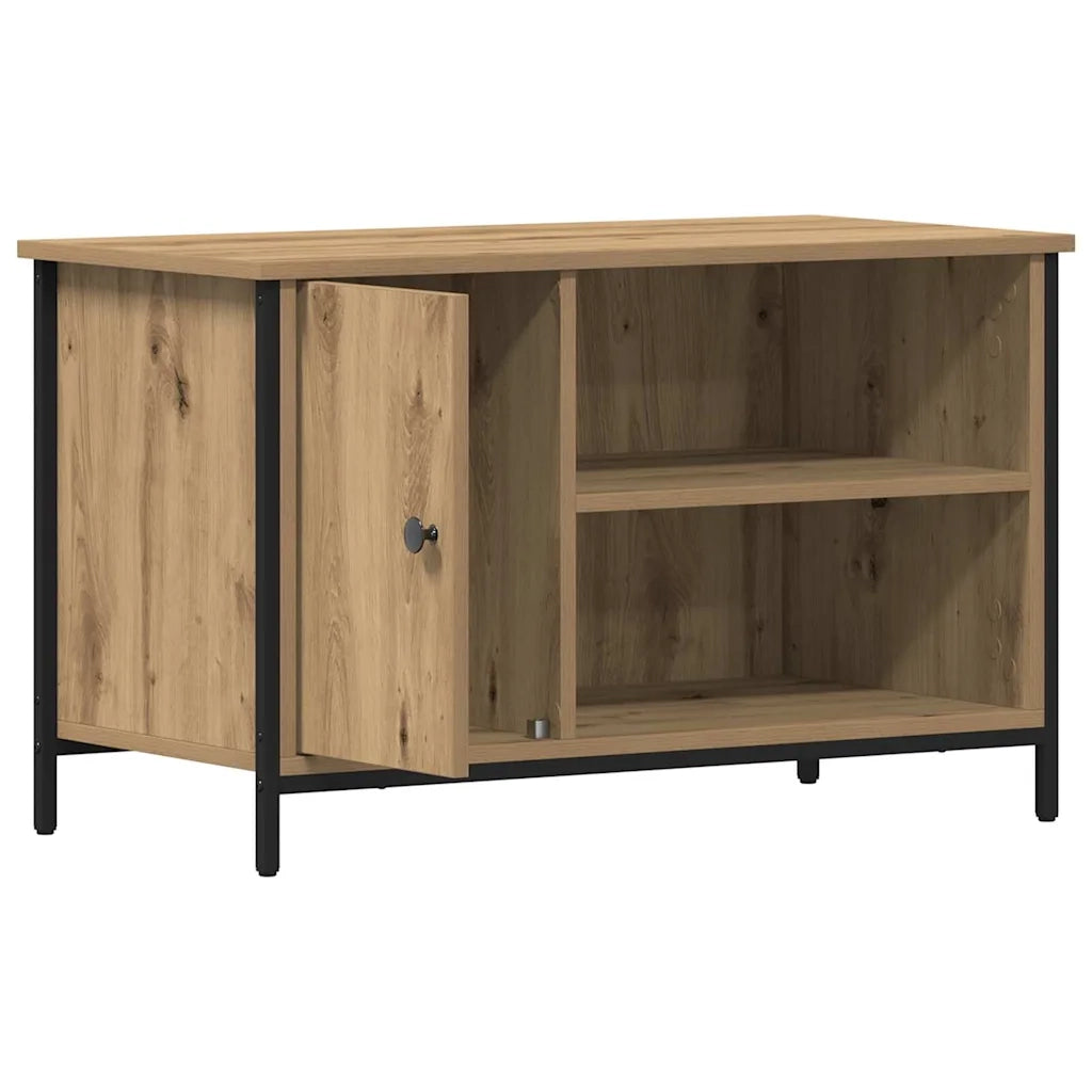 Mobile TV-Credenza per TV-Console TV rovere artigianale 80 x 40 x 50 cm Legno multistrato