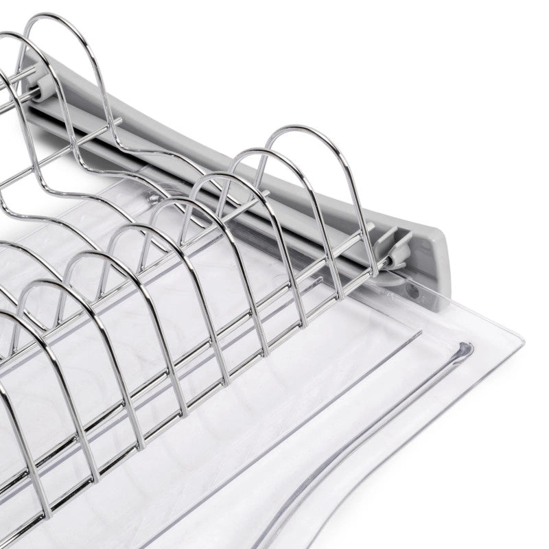Recycle, contenitore per rifiuti da incasso per il spessore di lavoro della cucina, 1 tazza estraibile da 5 lt, Acciaio