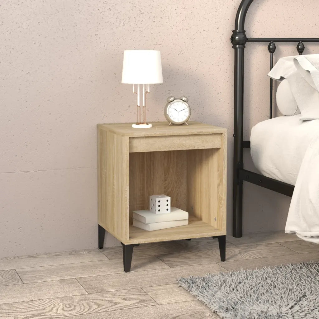 Comodino | Armadio da Notte | Mobiletto da notte Rovere Sonoma 40x35x50 cm