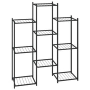 Portafiori | Sostegno per piante 83x25x100 cm Ferro Nero