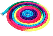 Touw da ginnastica 2,8 m - Multicolore - Materiale nylon - Utilizzato per ginnastica artistica e competizioni sportive