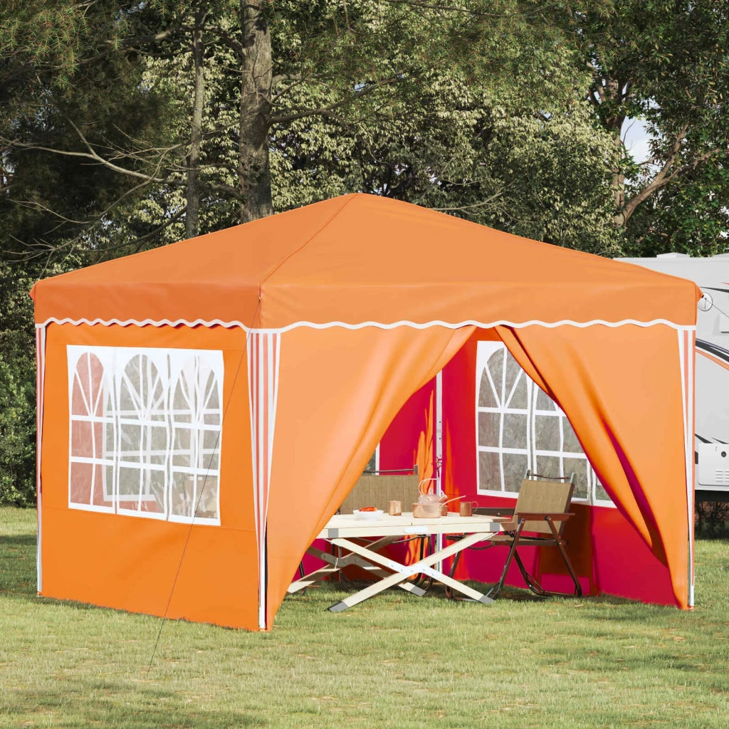 Tenda per feste a pop-up-Gazebo Arancione 288 x 288 x 245 cm 891746