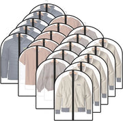 Confezionatori di abbigliamento 20 pezzi - Borsa di abbigliamento pieghevole - Contenitori di abbigliamento con chiusura a raffica - Impermeabili - Stoffa impermeabile - 60 x 80 cm - Borsa di abbigliamento
