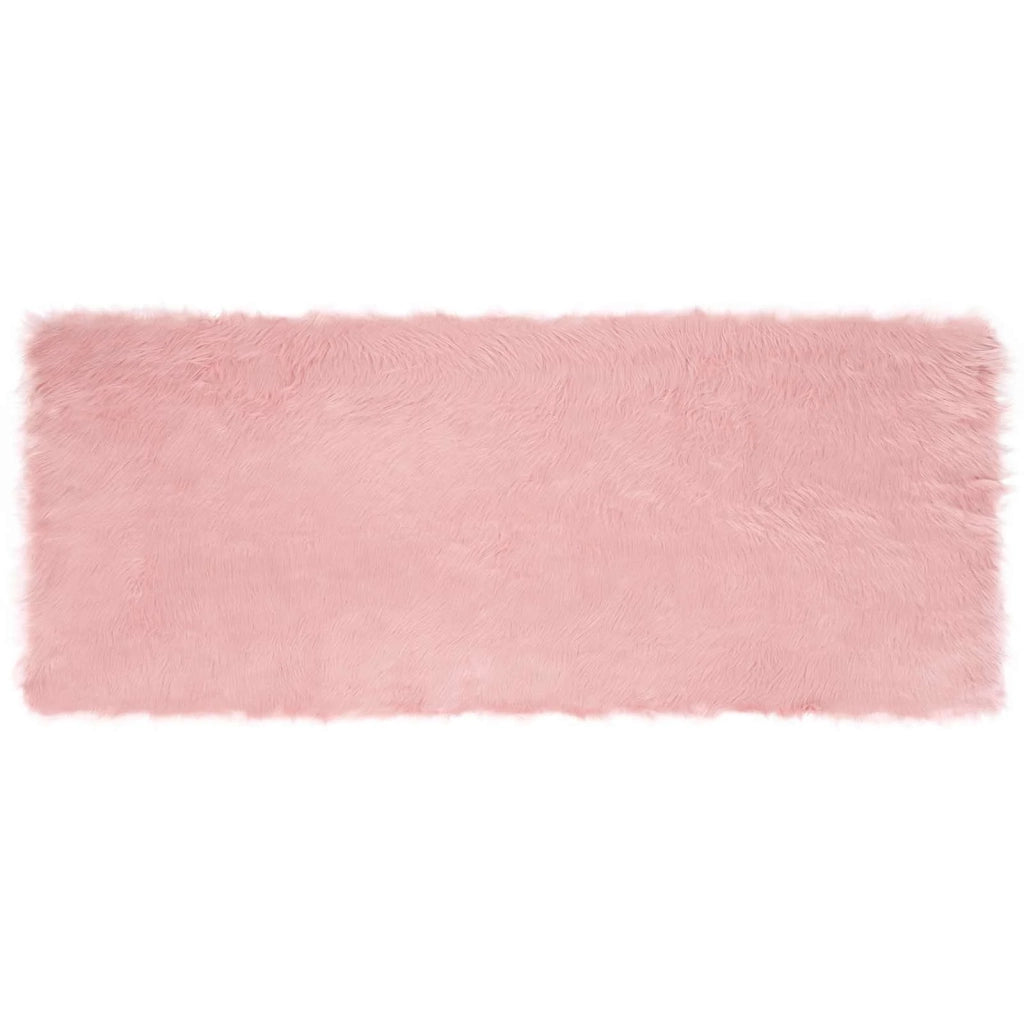 Tappeto in finta TAFALLA Rosa 80 x 200 cm Poliestere 42021545