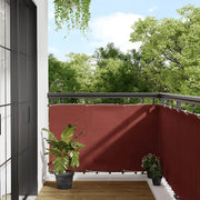 Paravento da Balcone Terracotta 90x700cm 100% Poliestere Oxford