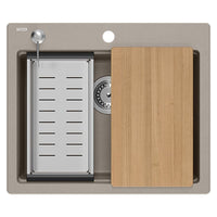 Lavello In Granito Kurt 110 Workstation Beige