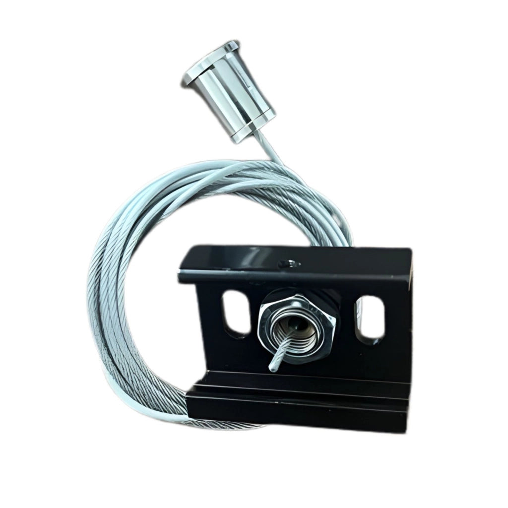 Kit Cavo Sospensione Per Binario Trifase Colore Nero Filo Da 150cm Per Un Lato CB40203